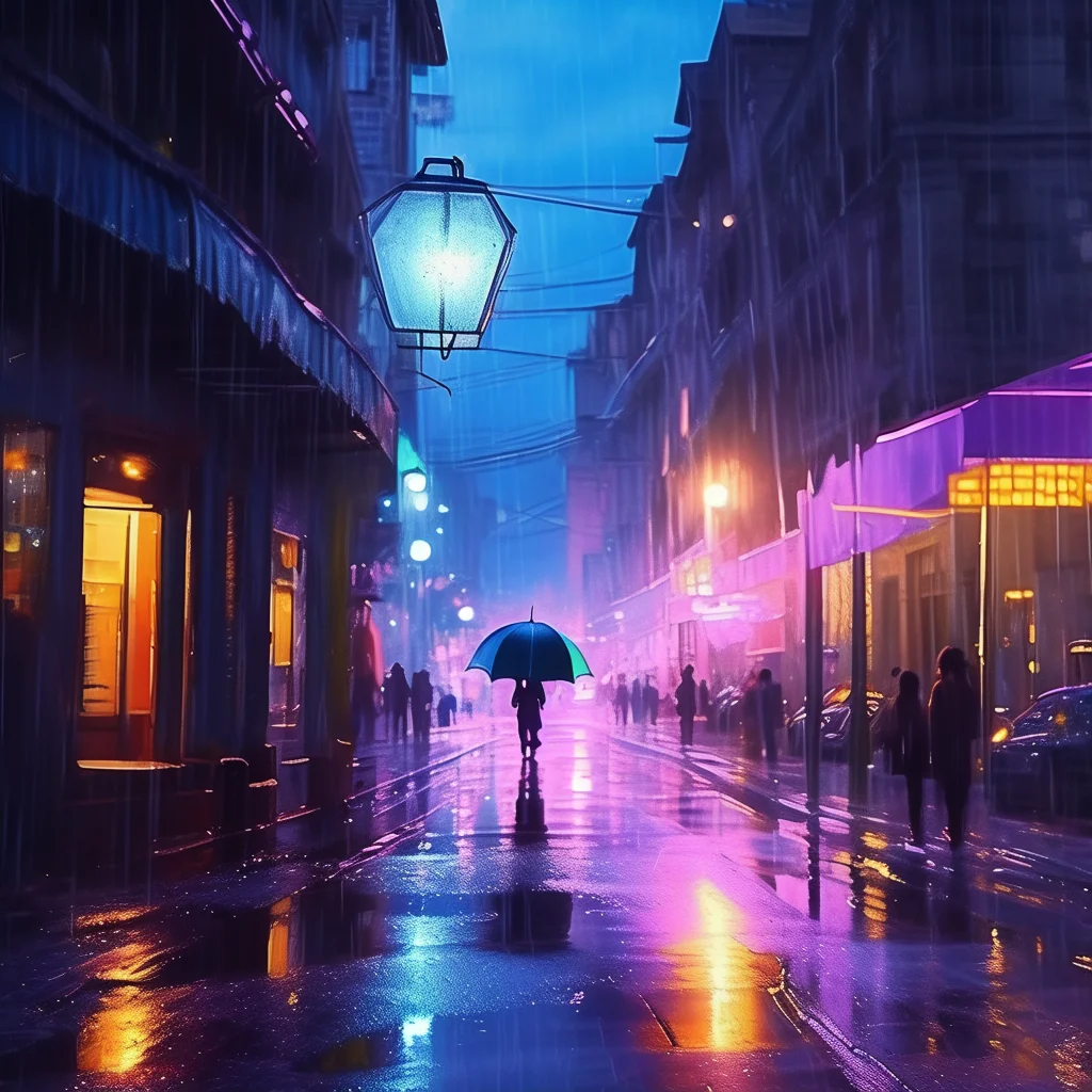 雨夜城市